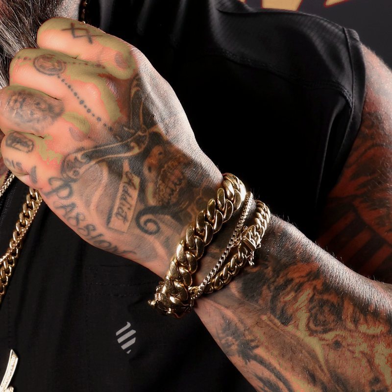 Tattooed hands